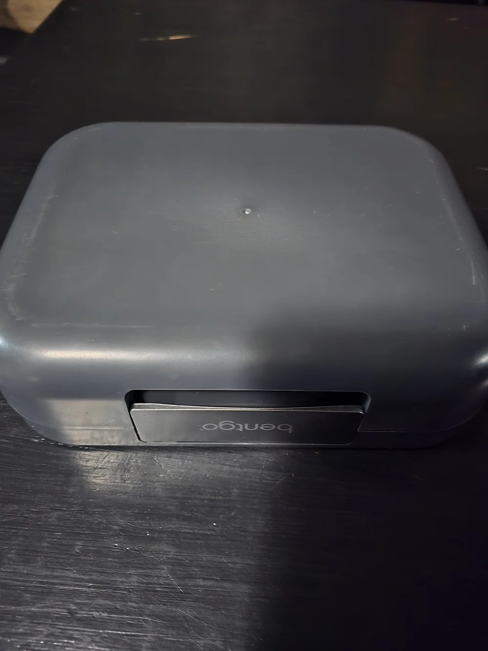 Gray Multi-Compartment Food Storage Lunch Box